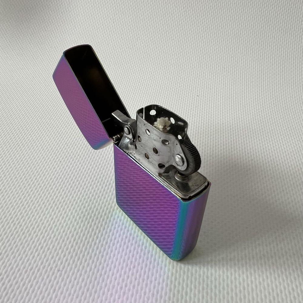 Набор 4 в 1 Бензиновая зажигалка Earts Хамелеон форма Zippo