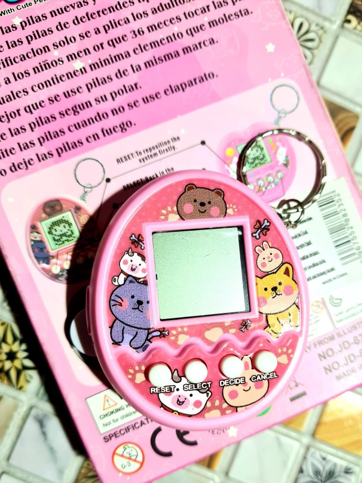 Ekstra gierka gra dla dzieci różowe Tamagotchi Tamagoczi nowe