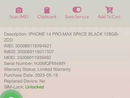 iPhone 14 Pro Max iCloud MDM 128 Gb