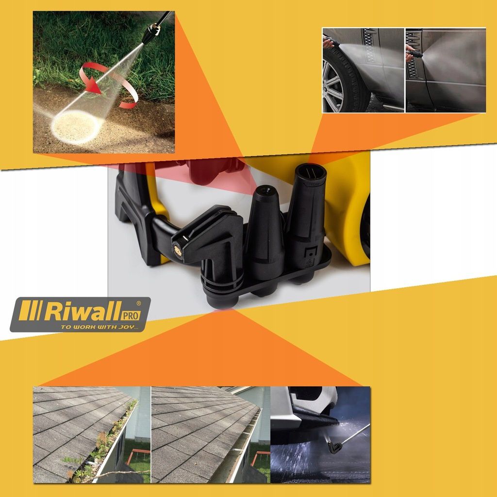 Мийка високого тиску Riwall KOX RS250bar 1800W+РІДИНА Karcher / Мойка