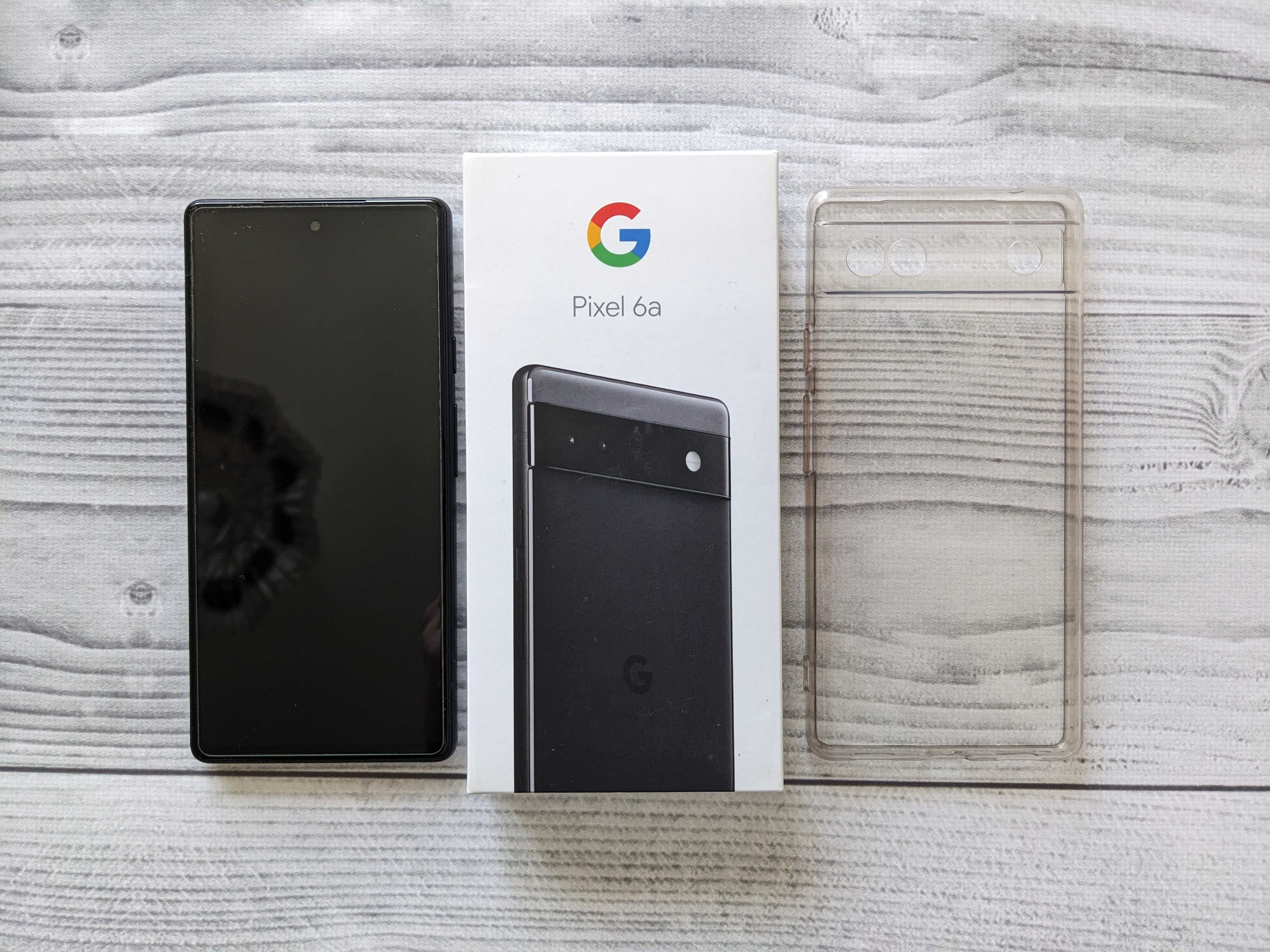 Смартфон Google Pixel 6a 6/128 Charcoal. Повний комплект. Як новий