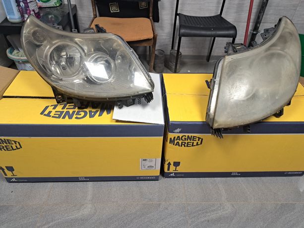 Lampy przod fiat    ducato oryginal lampy w pelni uzbrojon