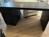 Biurko Malm IKEA Czarne