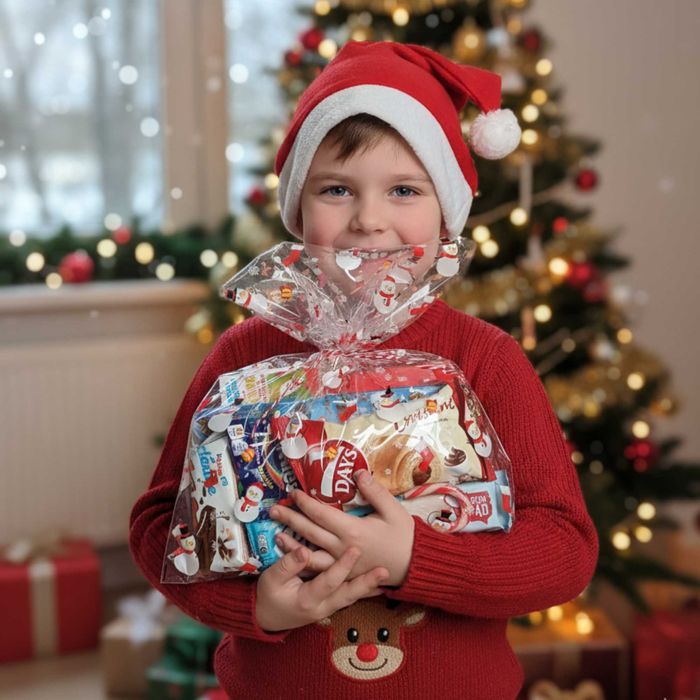 Prezent na Mikołaja święta słodycze Kinder dla dzieci do przedszkola
