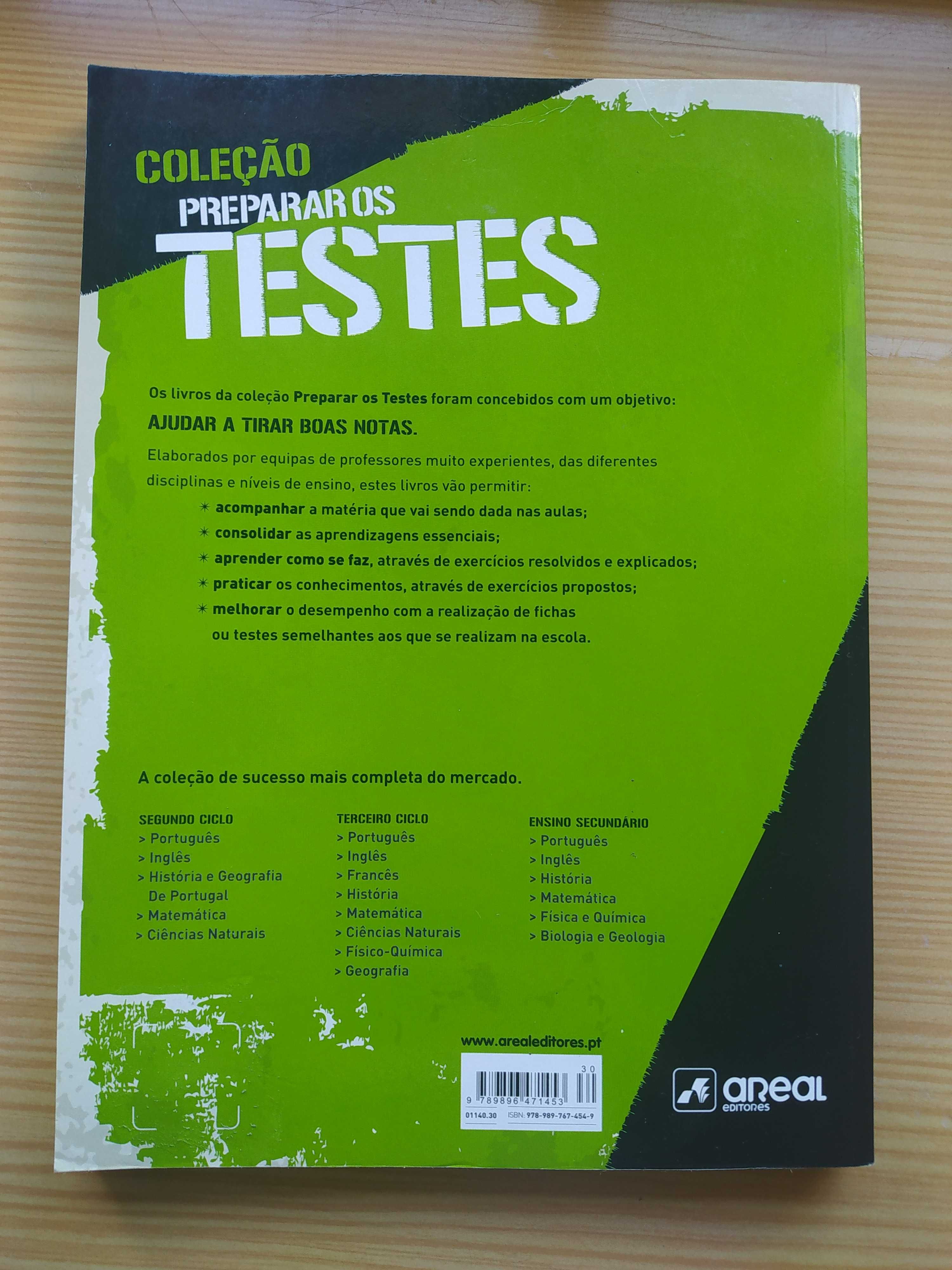 Livro de apoio de Biologia 10ºAno - Preparar para os testes - areal