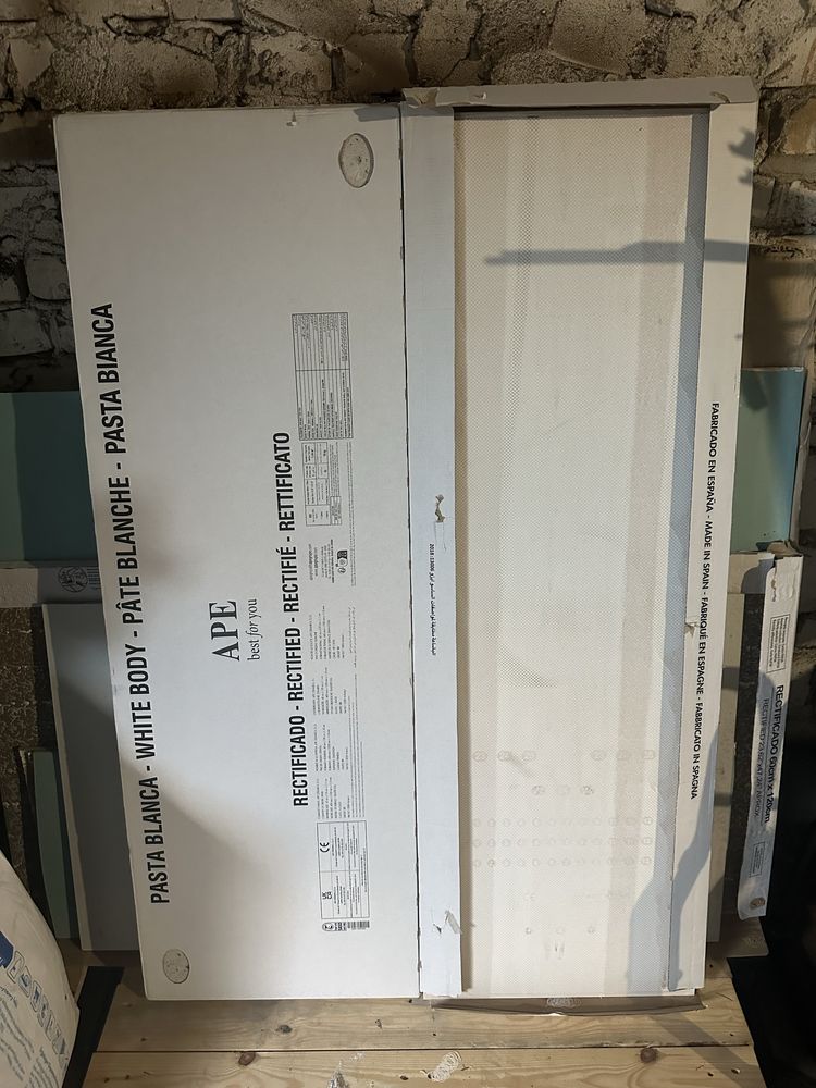 Płytki ścienne imitujace biale OSB 40x120