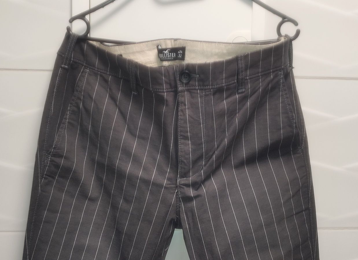 Spodnie Hollister Chino r. 34/32 pas 92 cm NOWE