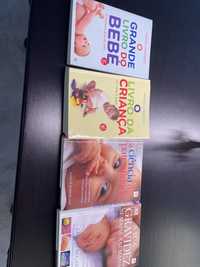 Livros gravidez/bebe/criança