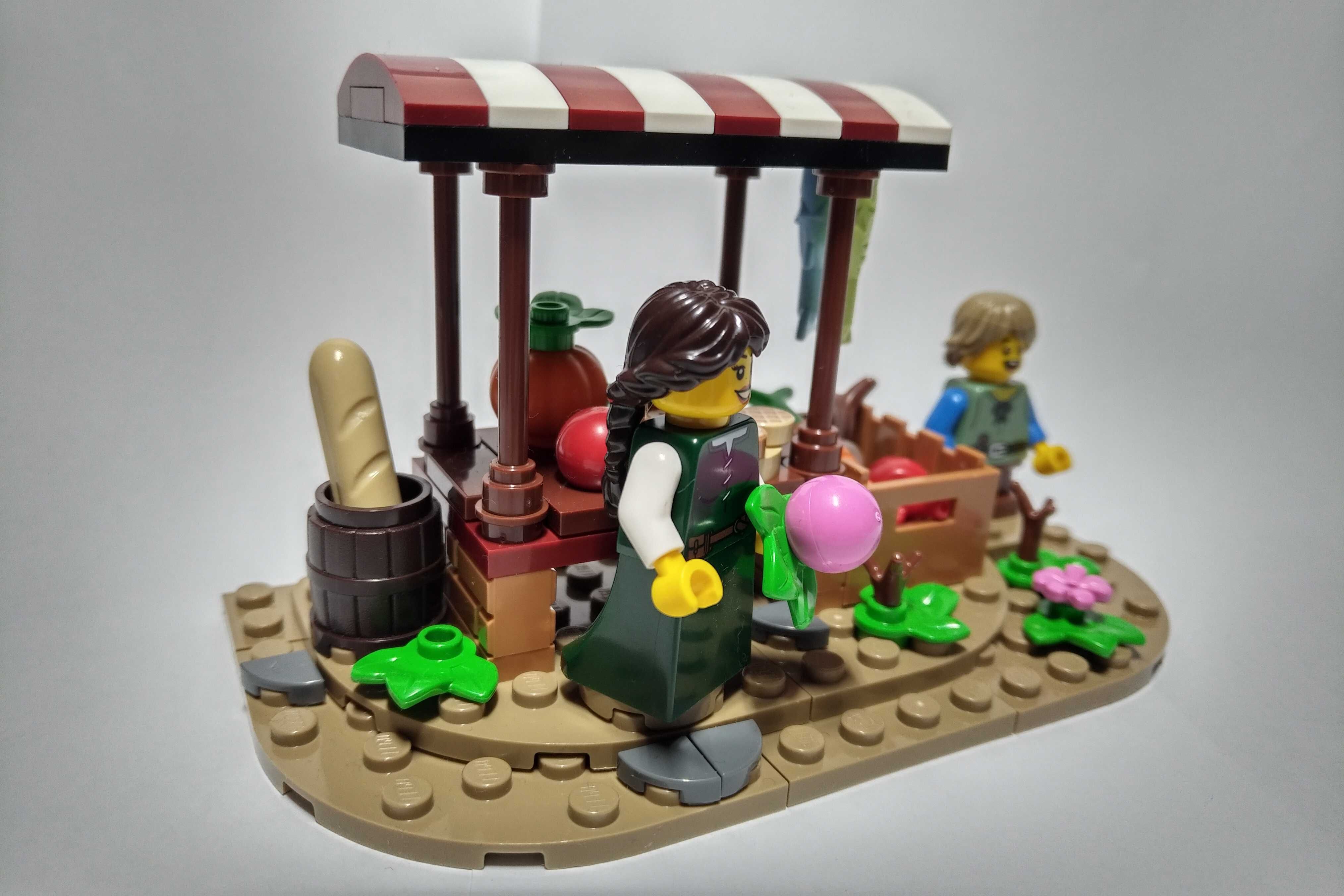 Lego Castle Zamek średniowieczny ryneczek / medieval market #2