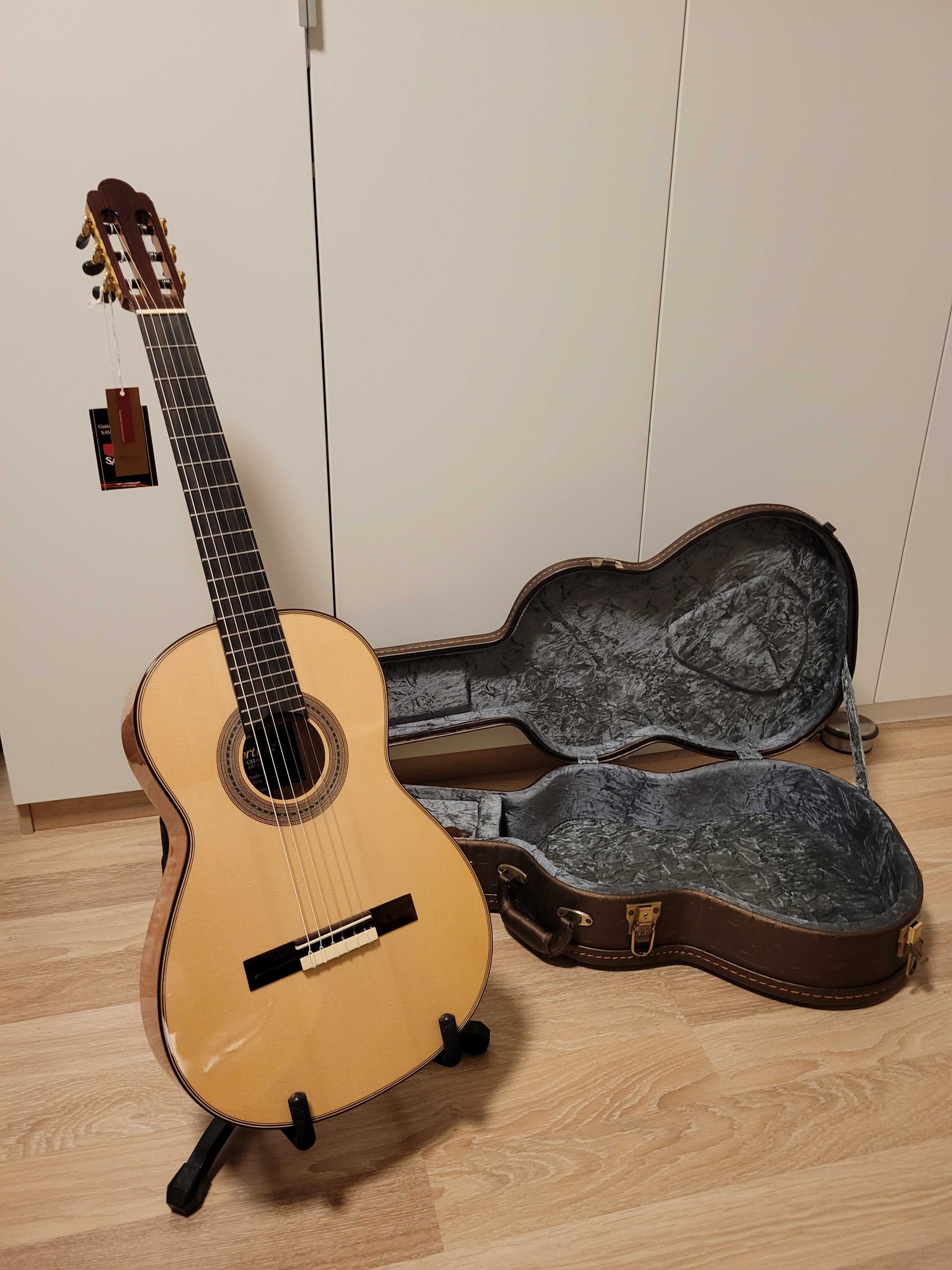 Gitara klasyczna Martinez Premium TORRES 1889 z futerałem, nowa