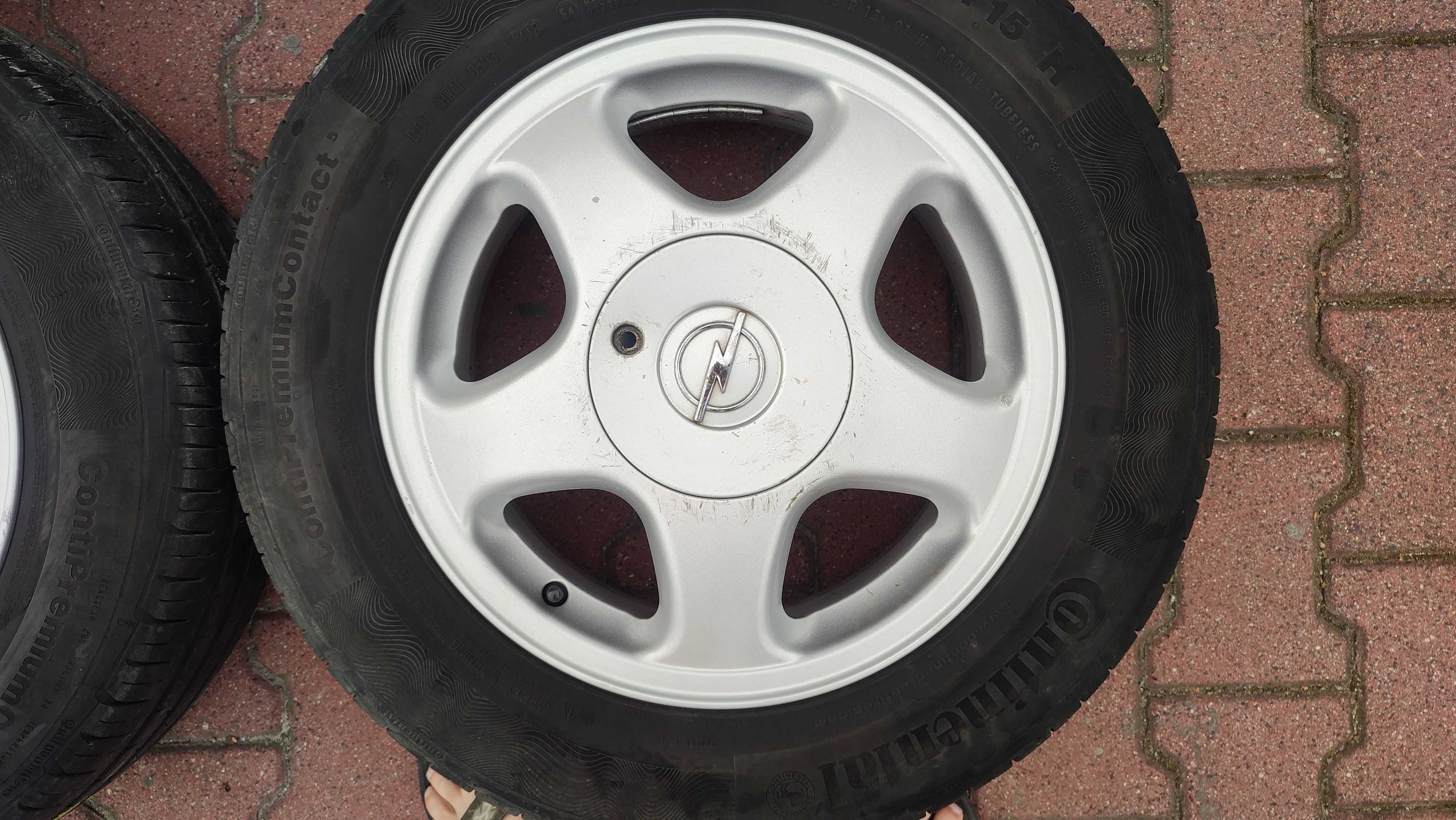 Alufelgi Opel, opony Continental Conti Premium Contract 195/65R15 91H