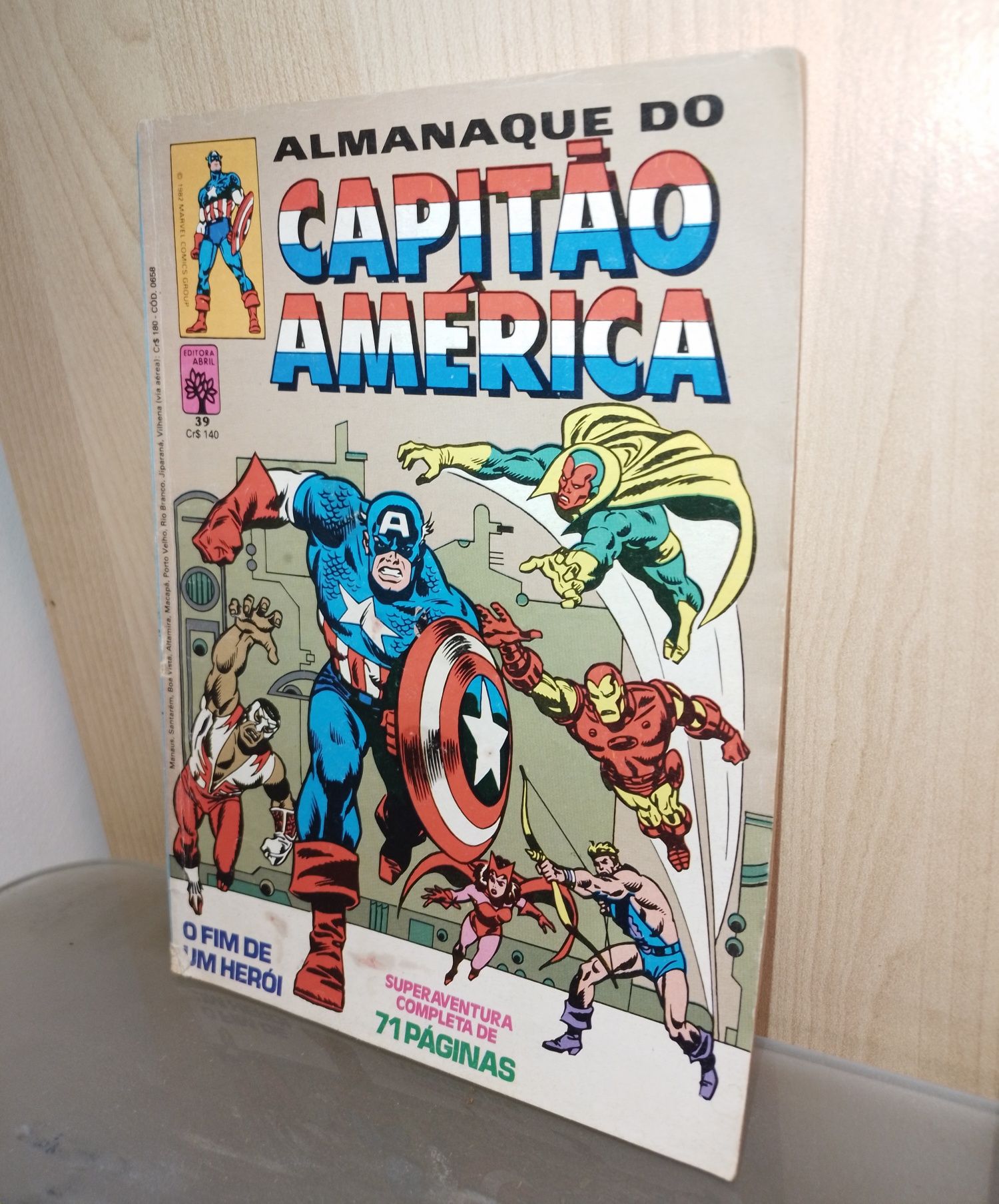 TROCO Almanaque  do Capitão América N° 39