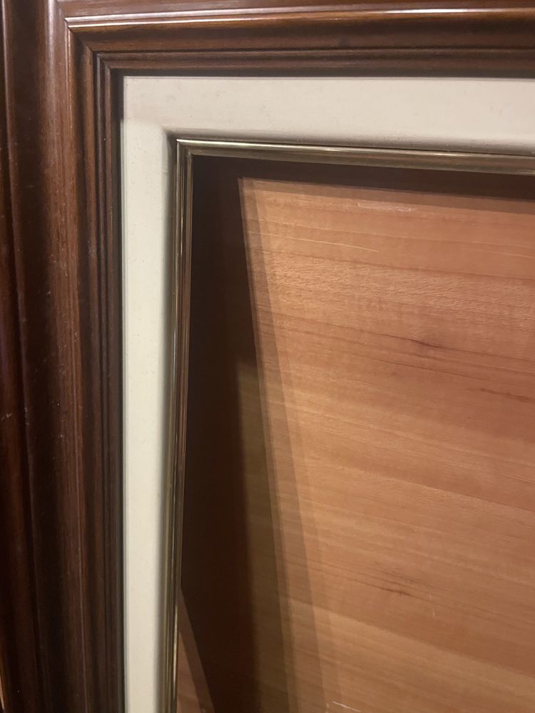 Moldura grande com passpartout