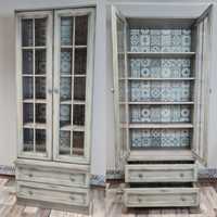 Kredens z Kaflami Shabby Chic