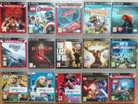 PlayStation 3 Gry Diablo God of war Litlle planet Lego tekken the last