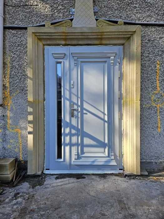 Drzwi zewnętrzne  dębowe_Ral_ dostawa GRATIS_montaż_ Czyste Powietrze