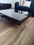 Ikea stolik kawowy Tofteryd połysk czarny 95x95x31