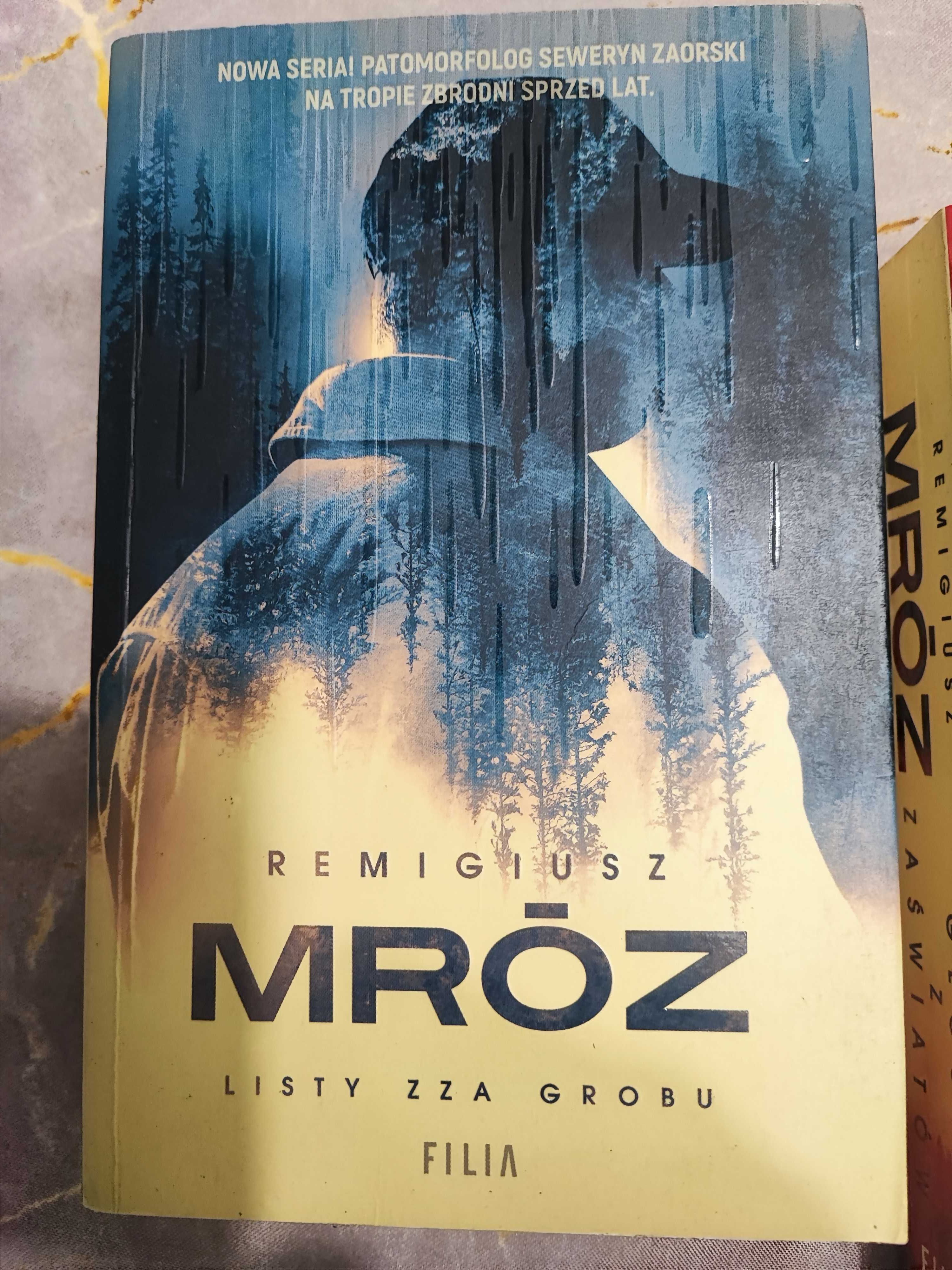 Kśiążki Remigiusz Mróz  3 szt., Kryminały