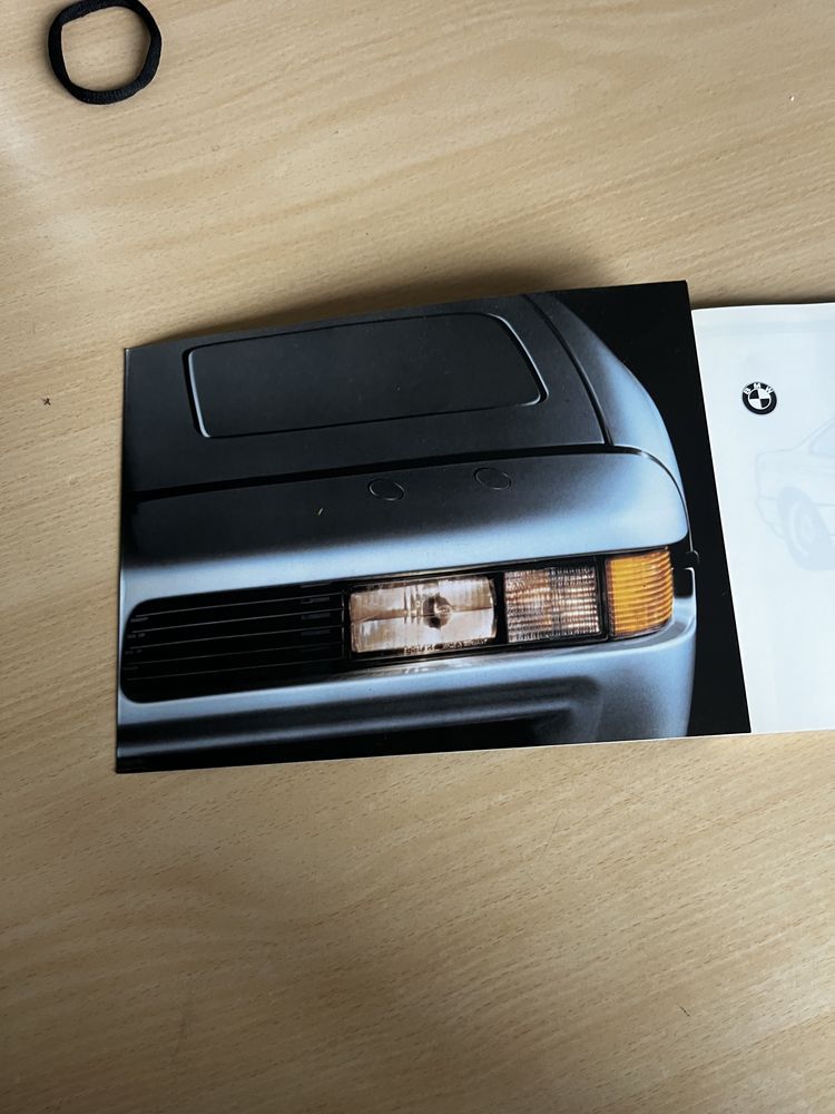 BMW 8 E31 850i instrukcja obsługi oryginalna po niemiecku rarytas wysy