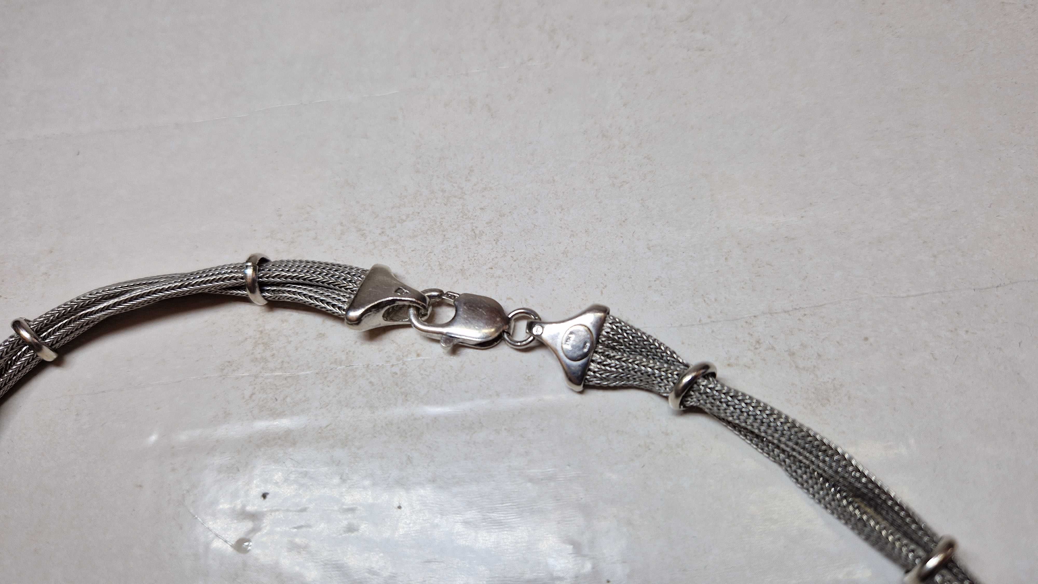 Srebrny oryginalny łańcuszek/ naszyjnik - 925
