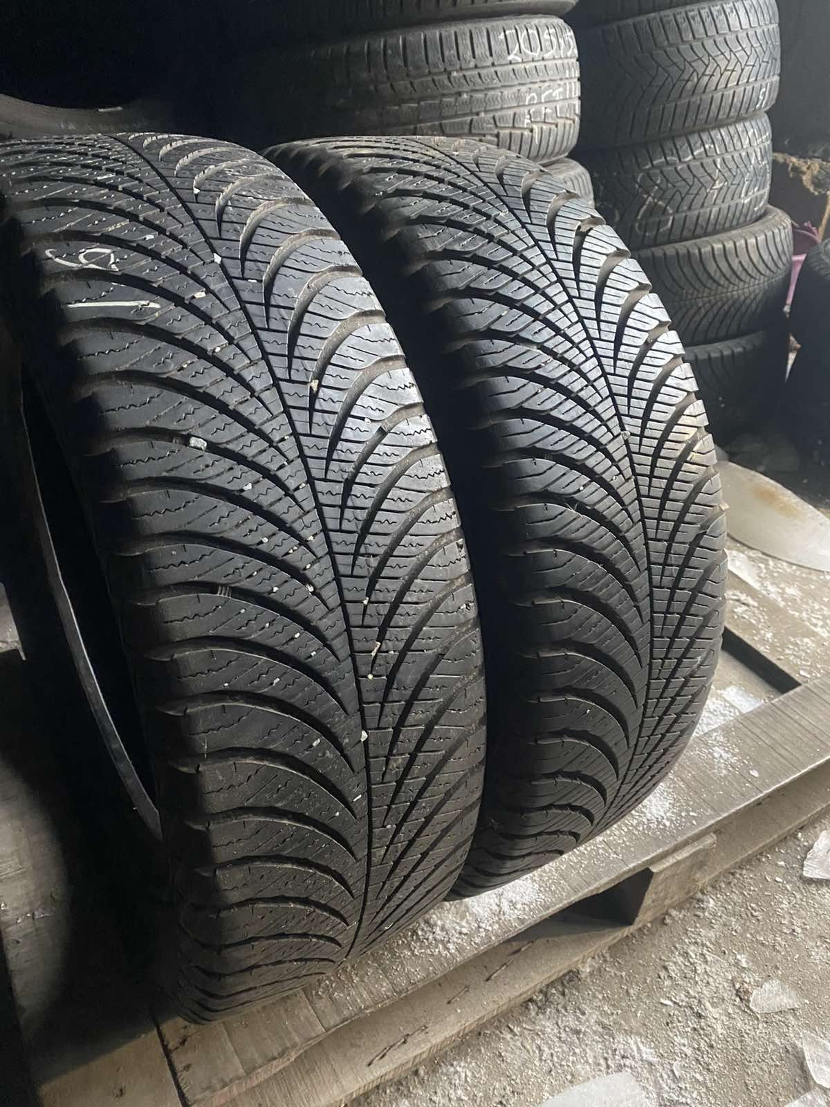 205.60.16 GoodYear 2шт БУ склад шины резина из Европы всесезон 60 R16