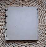 Stary vintage skorowidz alfabetyczny organizer adresownik notes