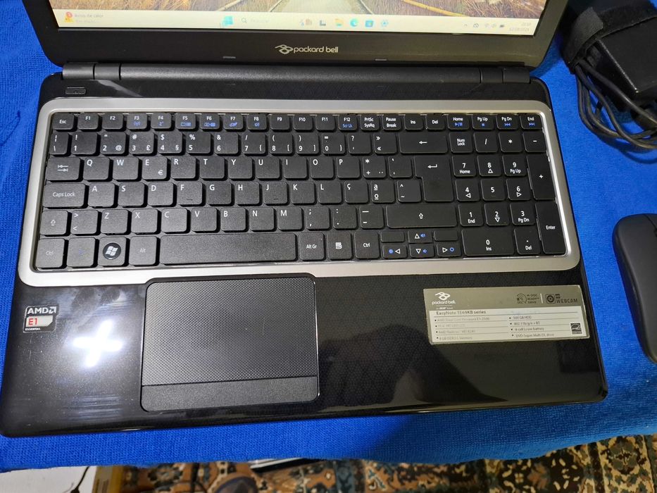 Packard Bell EaseNote TK windows 11 8gbram Disco ssd bateria autonomia