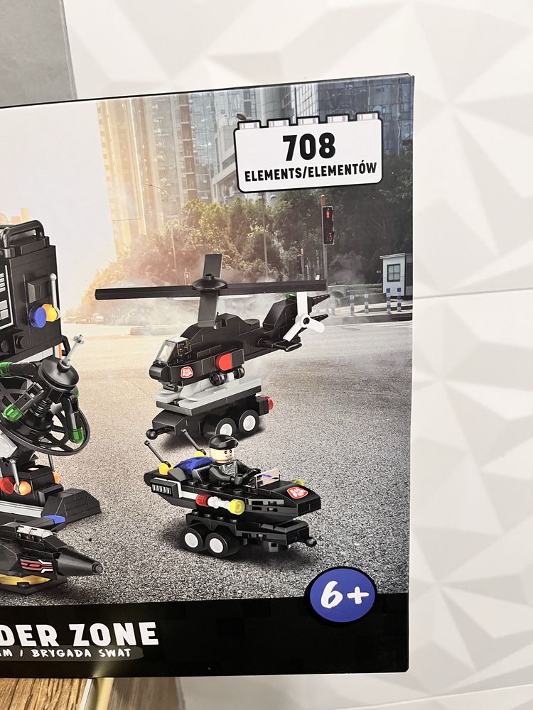 Klocki Elefun Thunder Zone / Brygada SWAT 708 elementów