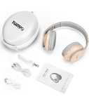 Słuchawki Bezprzewodowe Nauszne Bluetooth Miękkie Nauszniki + Gratis E