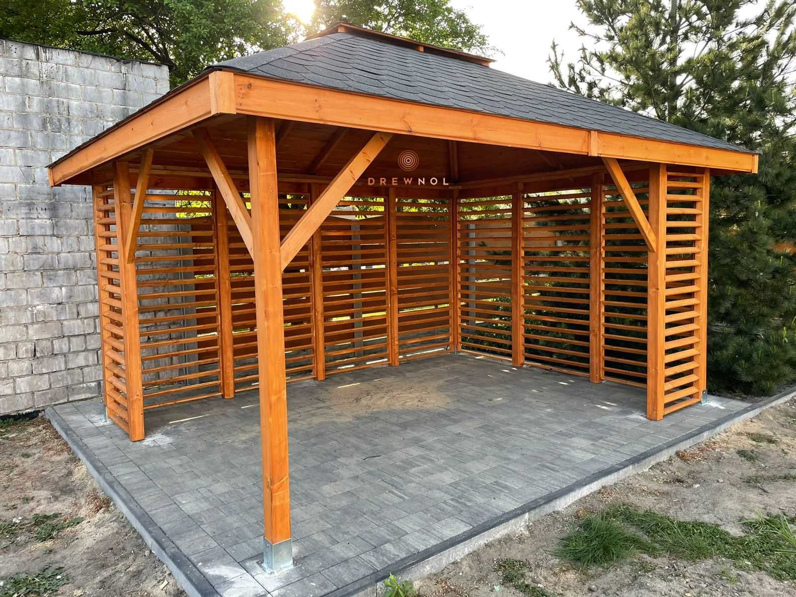 Altana ogrodowa, altanka, altany, wiata drewniana, domek, pergola 3x5