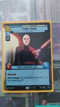 Count Dooku HyperSpace FOIL - karta Star Wars Unlimited