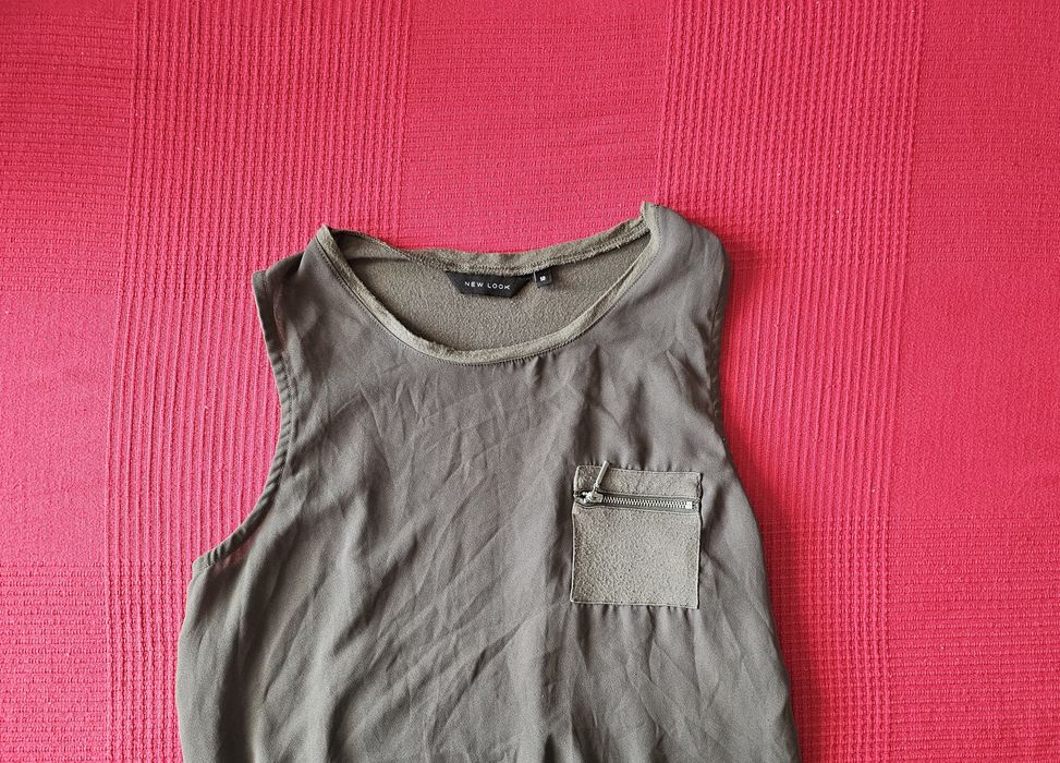 New Look top khaki M/L