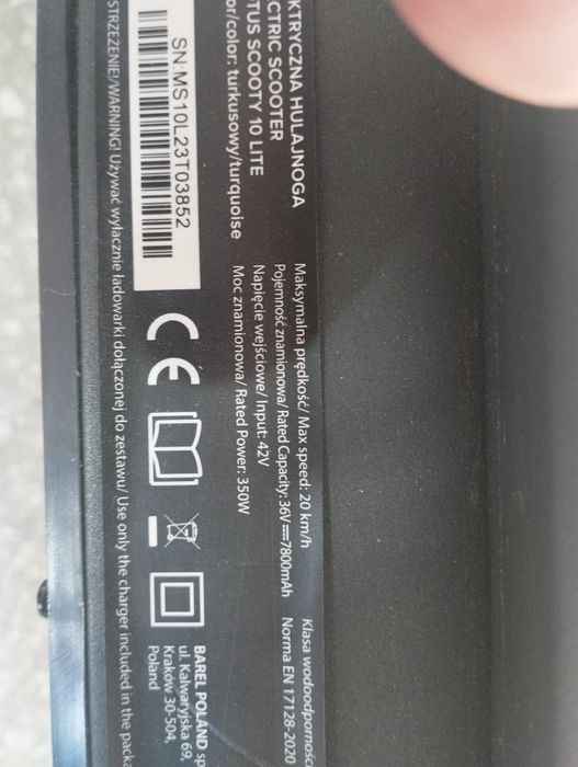 Hulajnoga elektryczna Motus 10