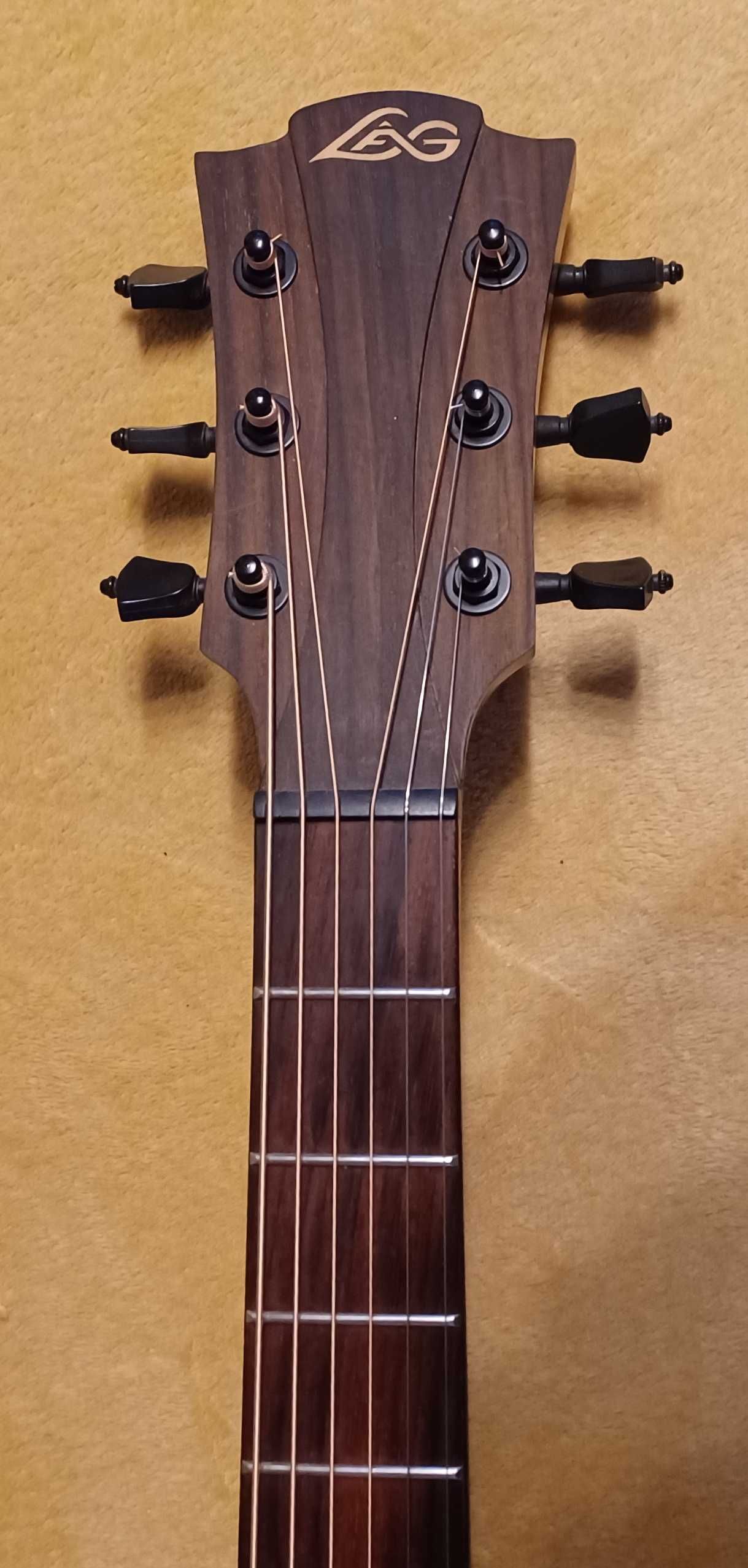 Gitara akustyczna Lag Tramontane T100D-BLK