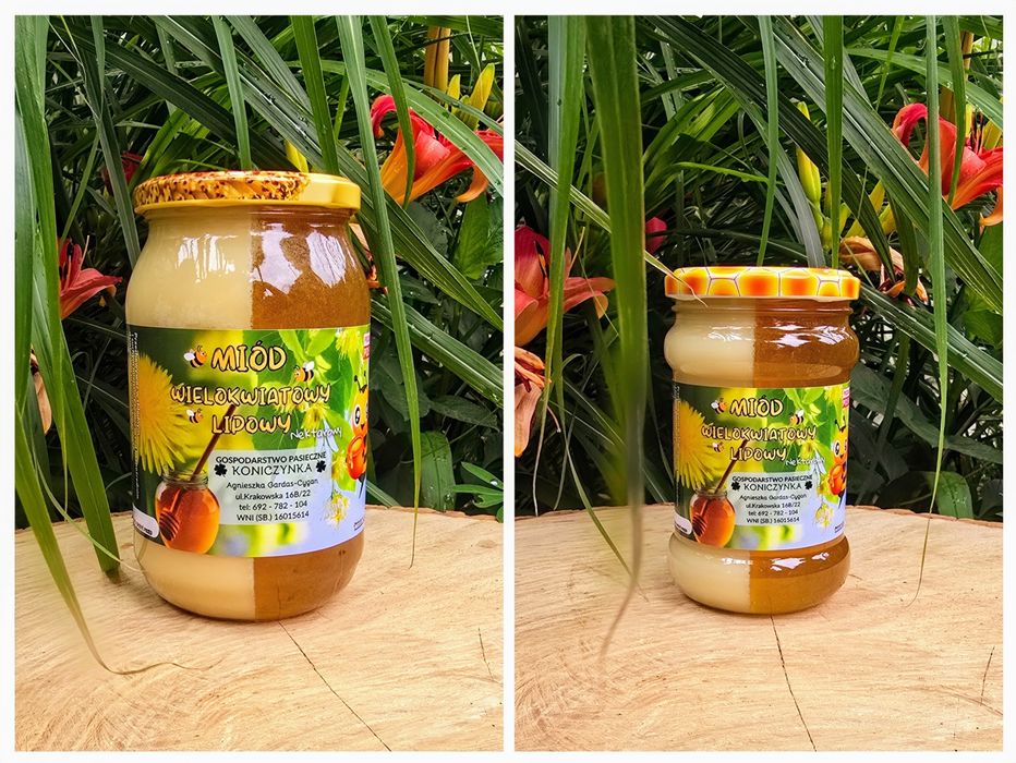 Miód wielokwiatowy -  lipowy 2w1 z Polskiej pasieki 2025