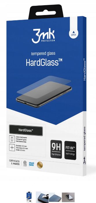 3MK szkło hartowane Hard Glass 9H dla iPhone 6/6S Plus