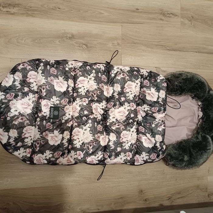 Śpiworek zimowy do wózka Makaszka rozm.12-36 m-cy Night Flowers