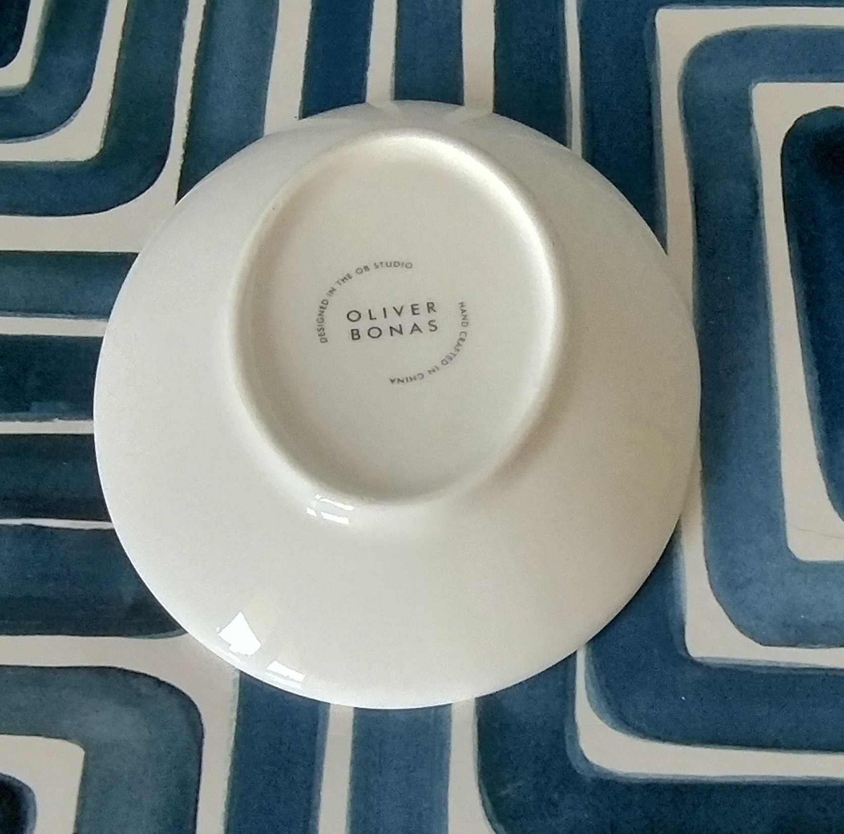 Mały ozdobny talerzyk talerz spodek dekoracyjny porcelanowy vintage