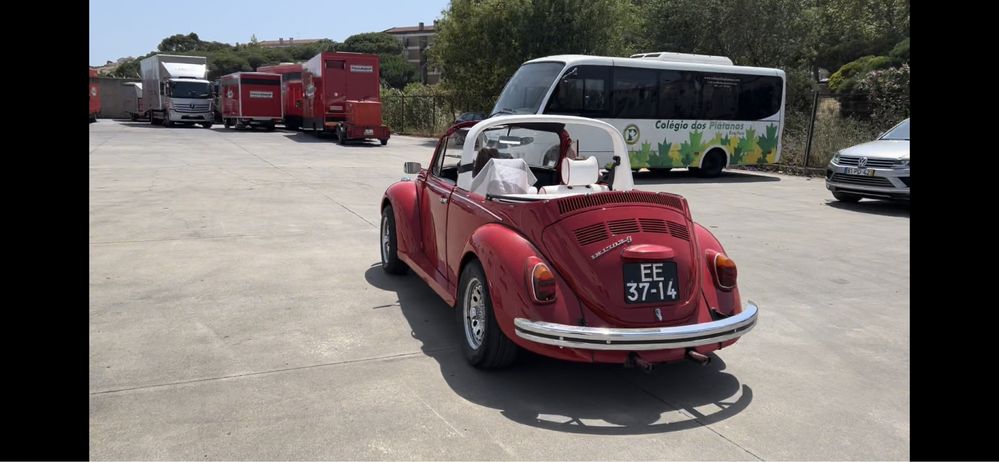 VW Carocha cabrio 1600 dupla admissão