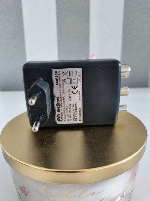 Meliconi AMP200 Plus – cyfrowy wzmacniacz sygnału z filtrem LTE
