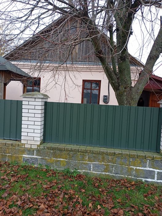 Продам будинок на краю села біля лісу та  зарибленого озера  де тиша .