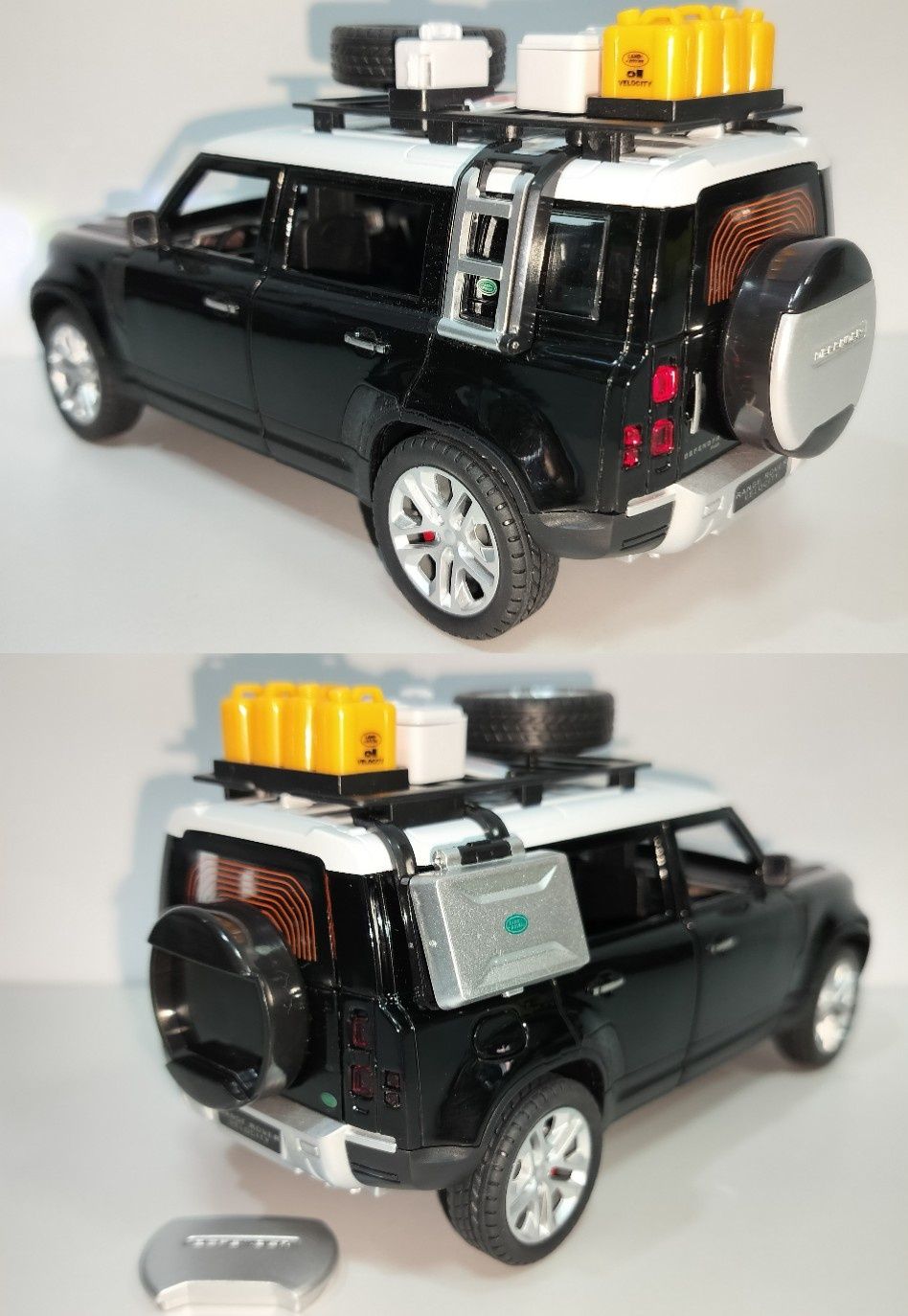 Range Rover Land Rover Defender 110 модель 1:24 CHE ZHI звук и све