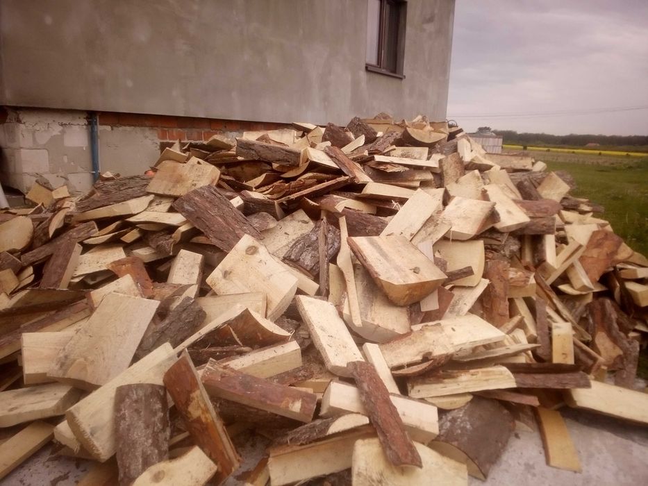 tanie drewno opałowe zrzyny grube sosna, promocja