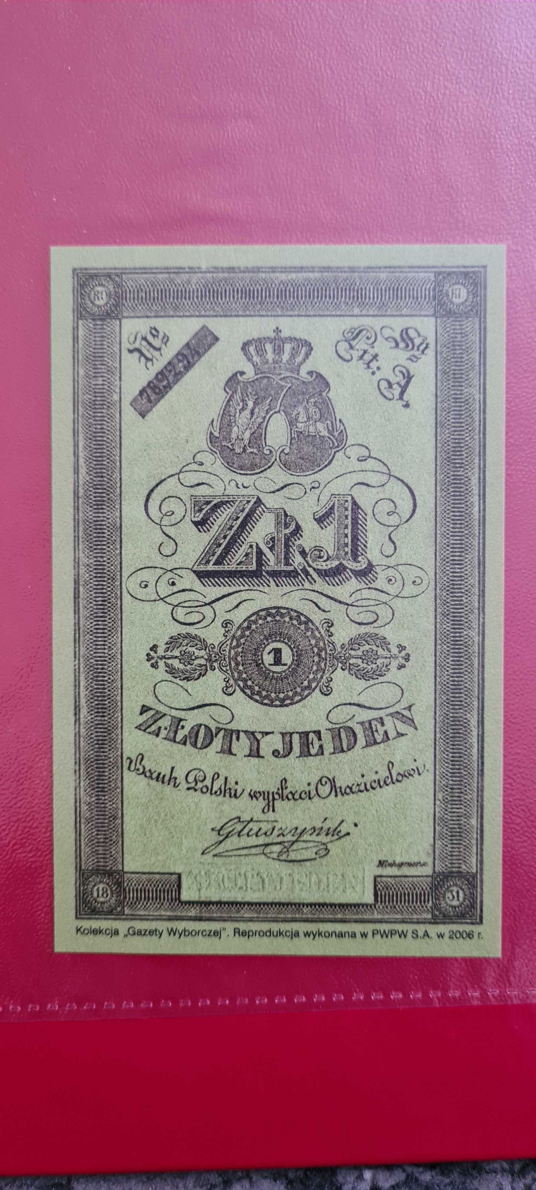 Banknoty polskie album historia kraju i pieniądza z banknotami