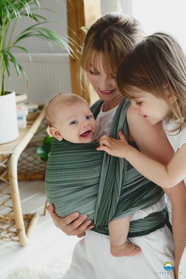 Chusta do noszenia dziecka Bambusowy Verdelit 4,6 m Little Frog