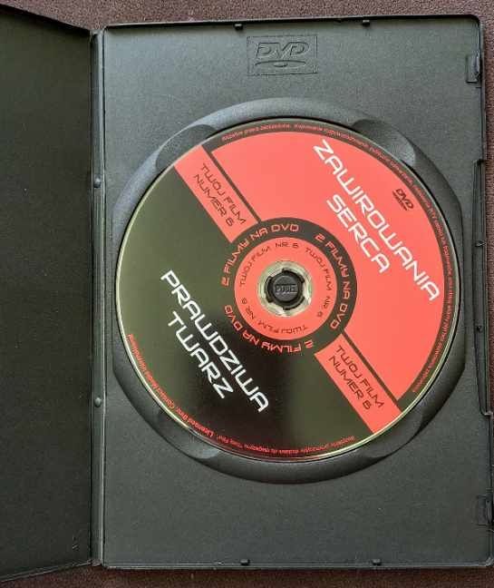 Filmy Zawirowania serca, Prawdziwa twarz (płyta DVD)