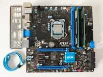 Procesor Intel Core i5 4460 + płyta główna MSI B85M-G43 + 8GB RAM DDR3