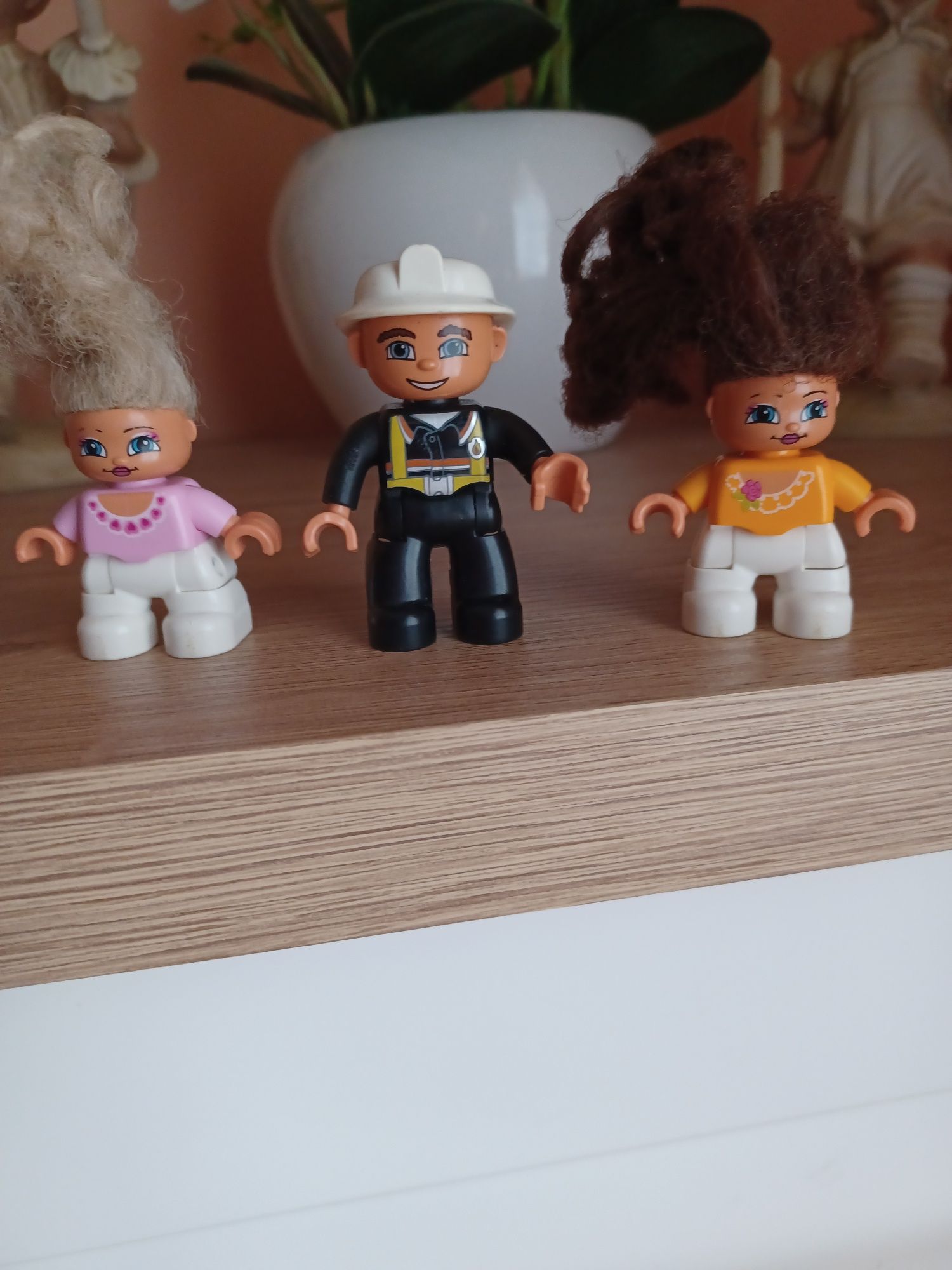 Figurki / klocki lego duplo / 3 sztuki.