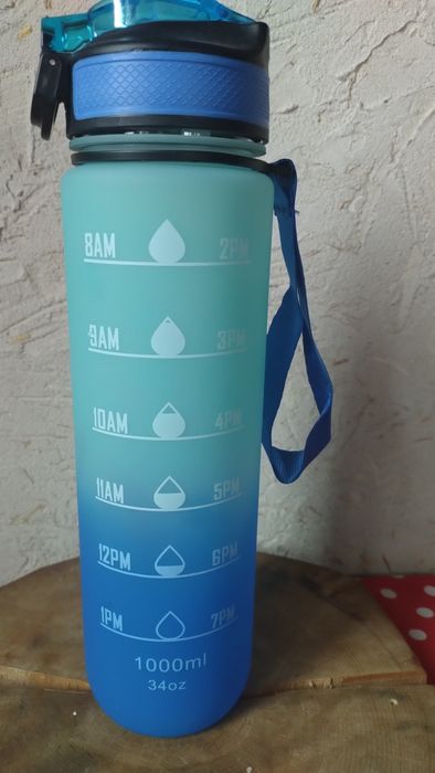 Nowy bidon 1l butelka motywacja