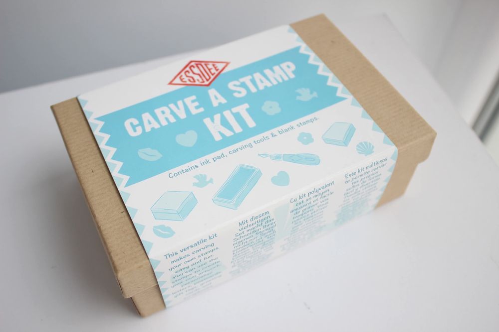 Набір для ліногравюри, виготовлення штампів Carve a Stamp Set